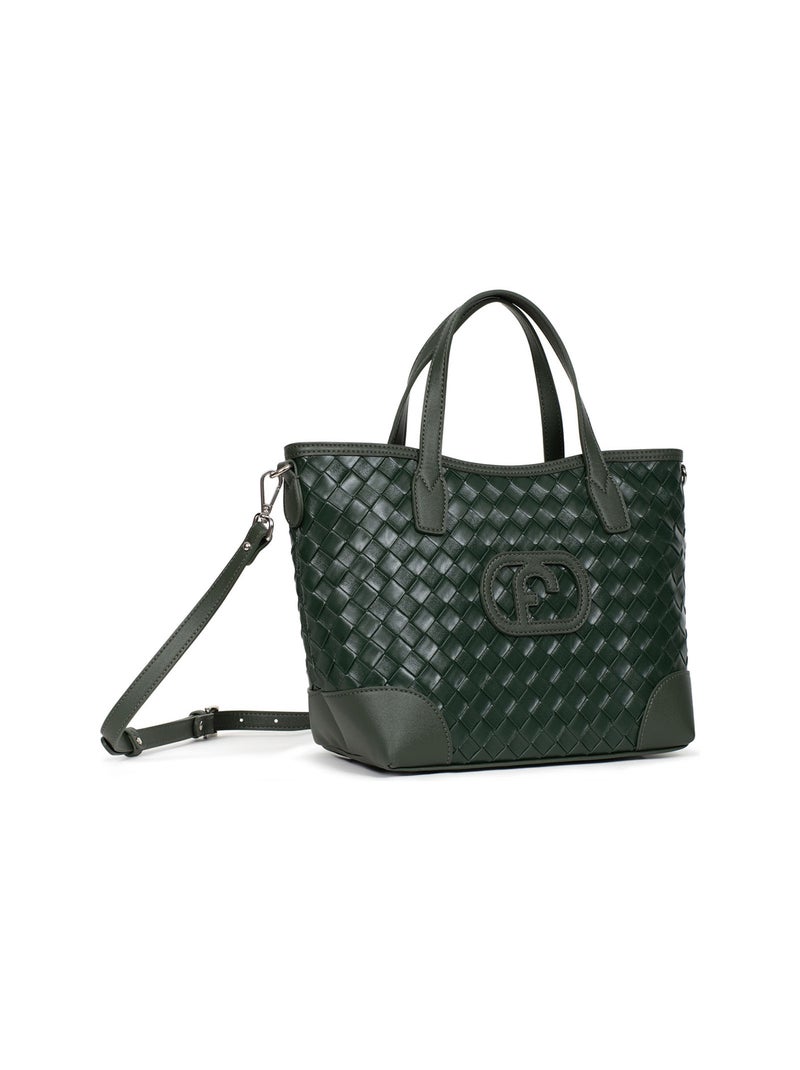 DAPHNE - Bolso con 2 asas Verde abeto - Kiabi