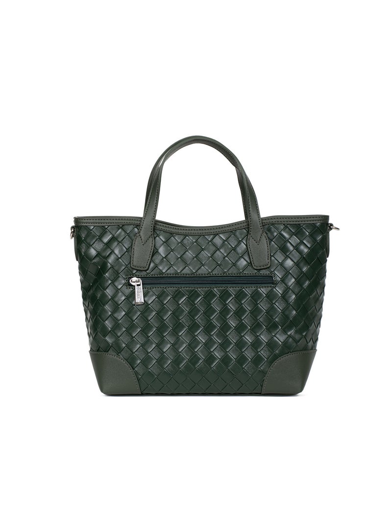 DAPHNE - Bolso con 2 asas Verde abeto - Kiabi