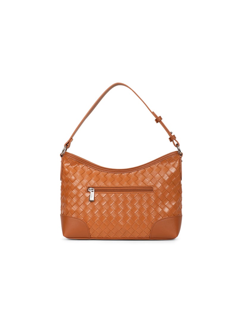 DAPHNE - Bolso de hombro con 1 asa Marrón caramelo - Kiabi