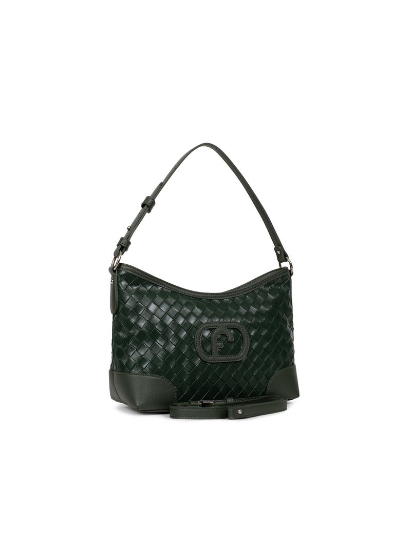 DAPHNE - Bolso de hombro con 1 asa Verde abeto - Kiabi