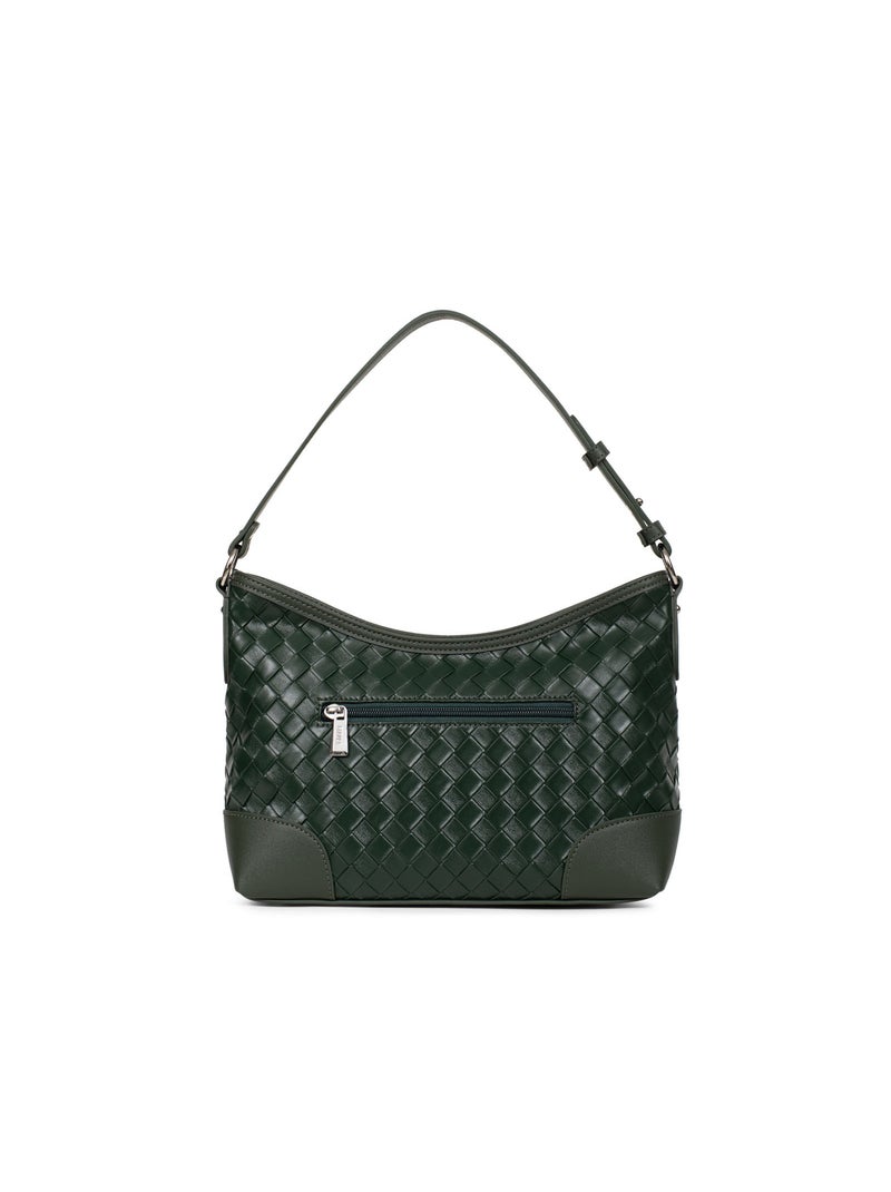 DAPHNE - Bolso de hombro con 1 asa Verde abeto - Kiabi