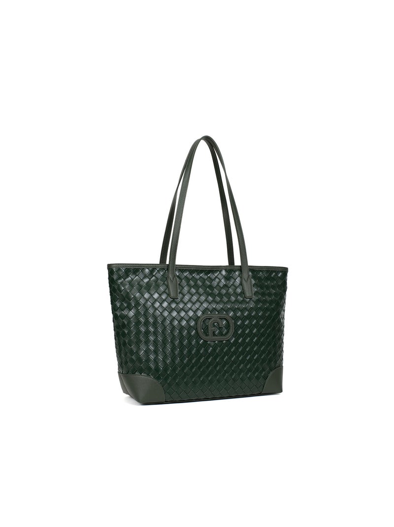 DAPHNE - Bolso de hombro Verde abeto - Kiabi