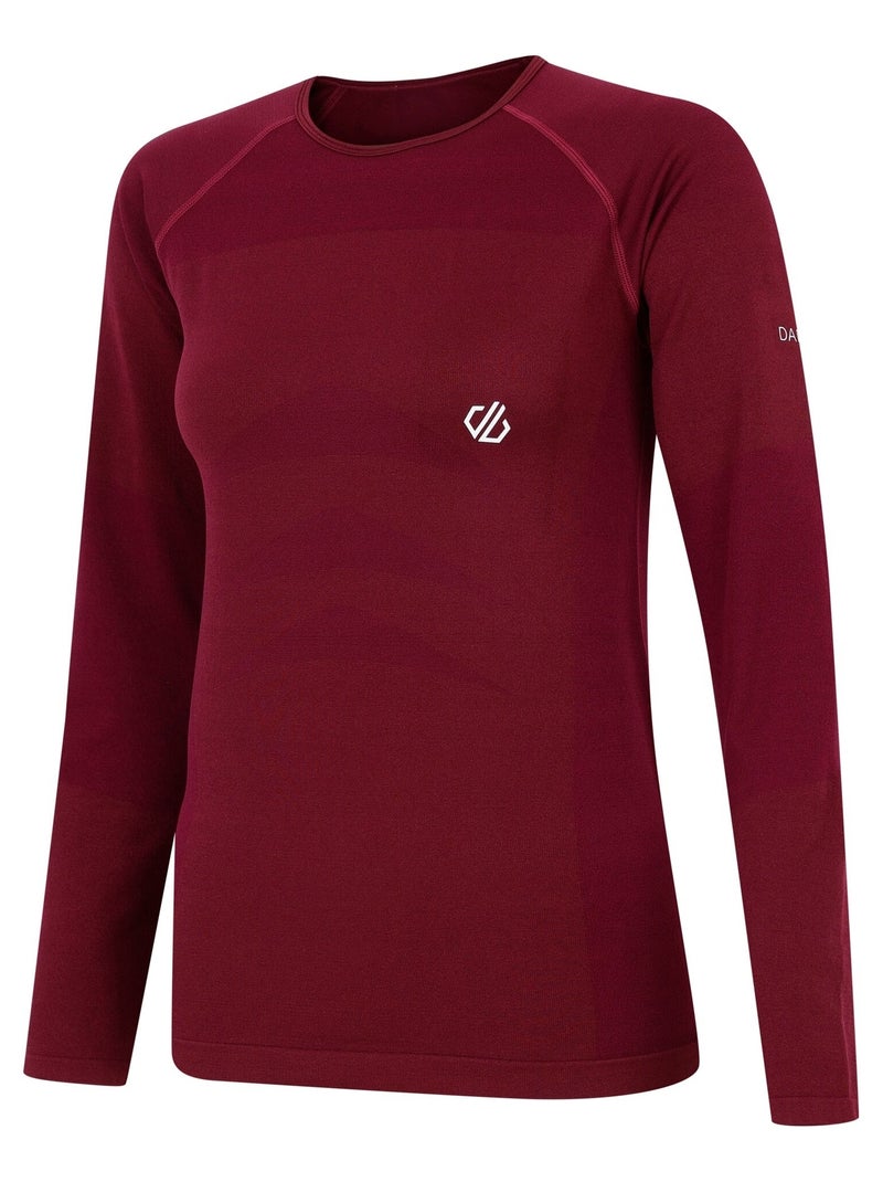 Dare 2B - Camiseta Interior Deportiva In The Zone II de Manga Larga para Mujer Violeta higo - Kiabi