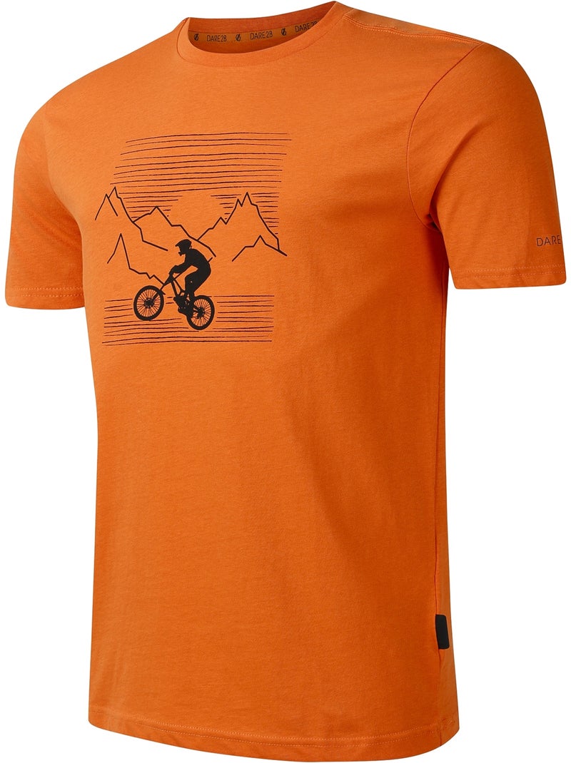 Dare 2B - Camiseta Movement III Diseño Bicicleta de Montaña para Hombre Naranja - Kiabi