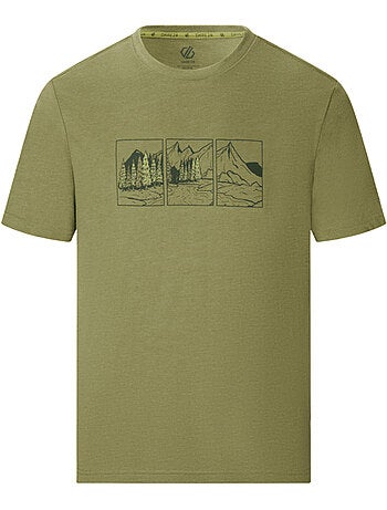 Dare 2B - Camiseta Movement III Diseño Escena de Montaña para Hombre