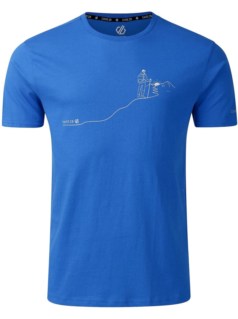 Dare 2B - Camiseta Movement III Diseño Ruta de senderismo para Hombre Azul - Kiabi