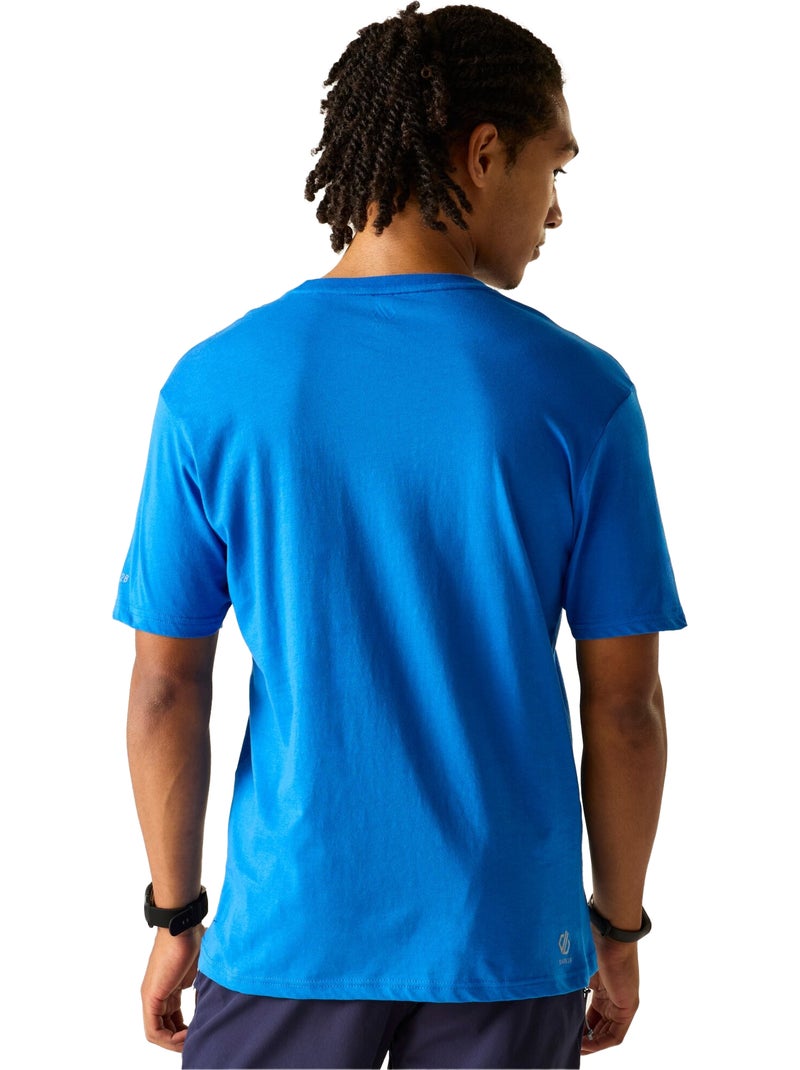 Dare 2B - Camiseta Movement III Diseño Ruta de senderismo para Hombre Azul - Kiabi