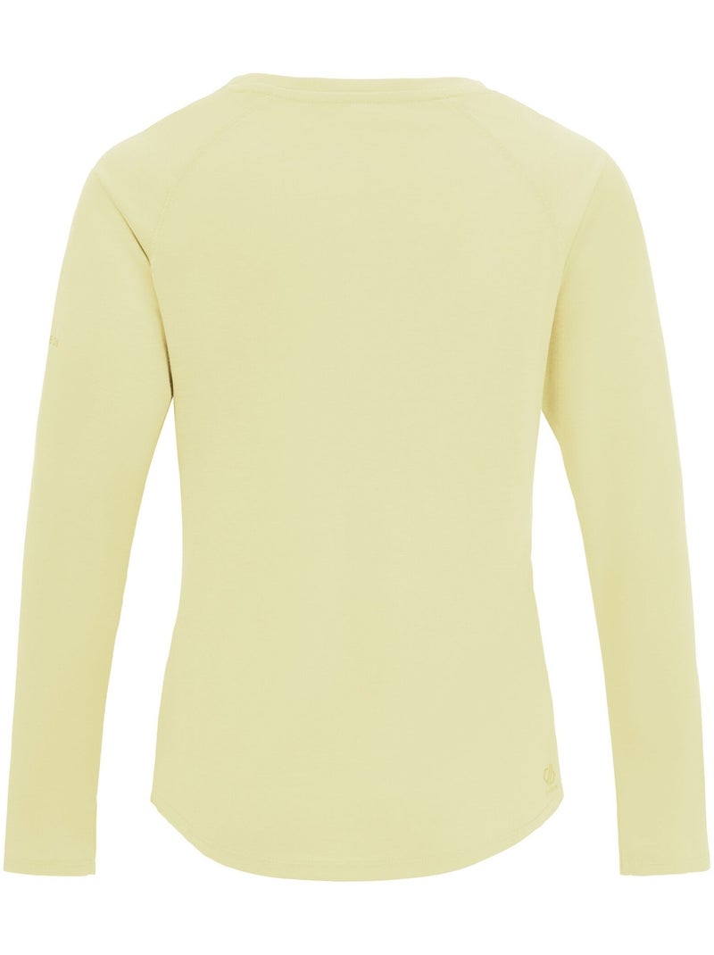 Dare 2B - Camiseta Serenity de Manga Larga para Mujer Amarillo pálido - Kiabi