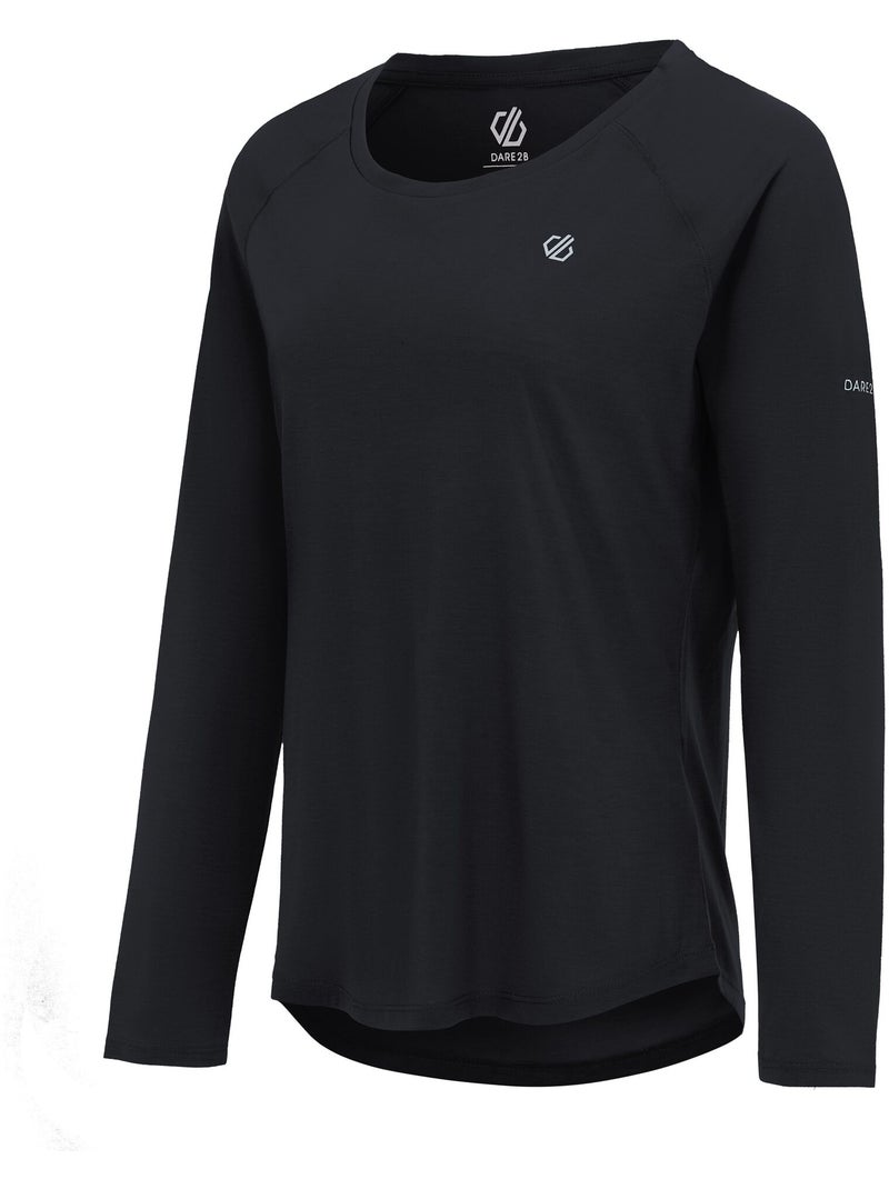 Dare 2B - Camiseta Serenity de Manga Larga para Mujer Negro - Kiabi