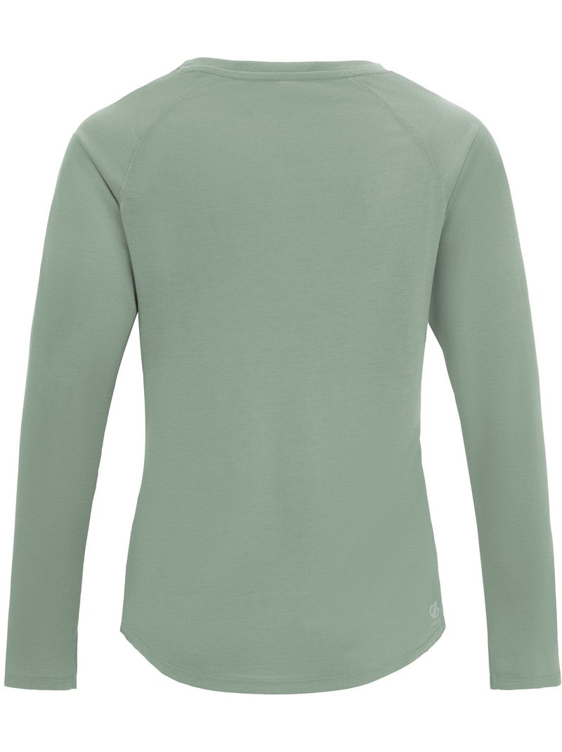 Dare 2B - Camiseta Serenity de Manga Larga para Mujer Verde claro - Kiabi
