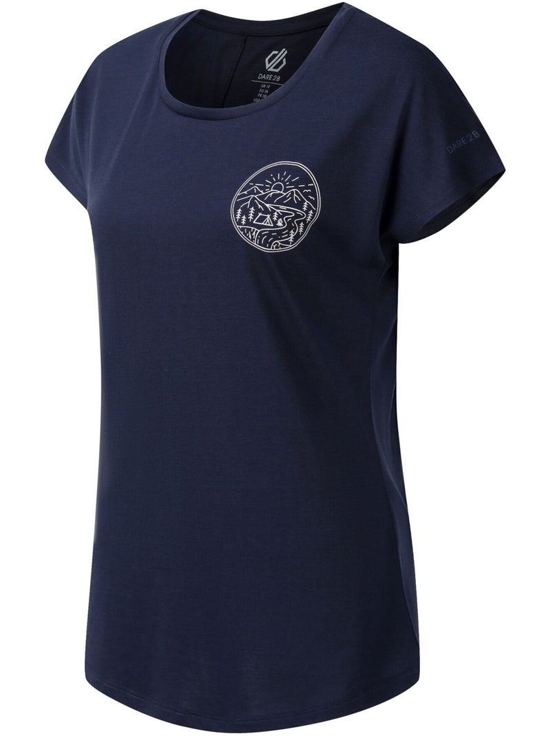 Dare 2B - Camiseta Serenity Diseño Escena de Montaña para Mujer Azul marino - Kiabi