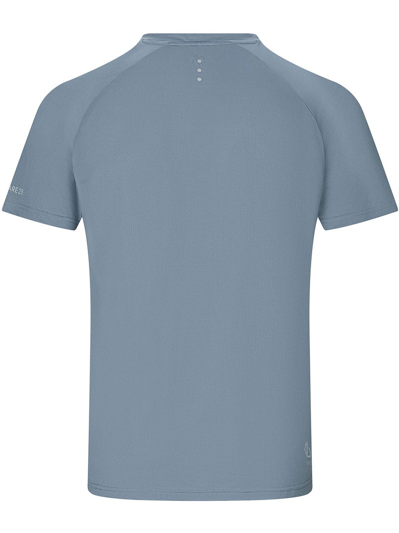Dare 2B - Camiseta Tech II Diseño Naturaleza para Hombre Azul gris - Kiabi