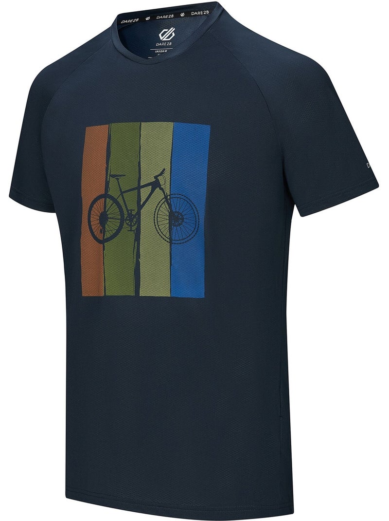 Dare 2B - Camiseta Tech II Diseño Puntera de Ciclista para Hombre Azul marino - Kiabi
