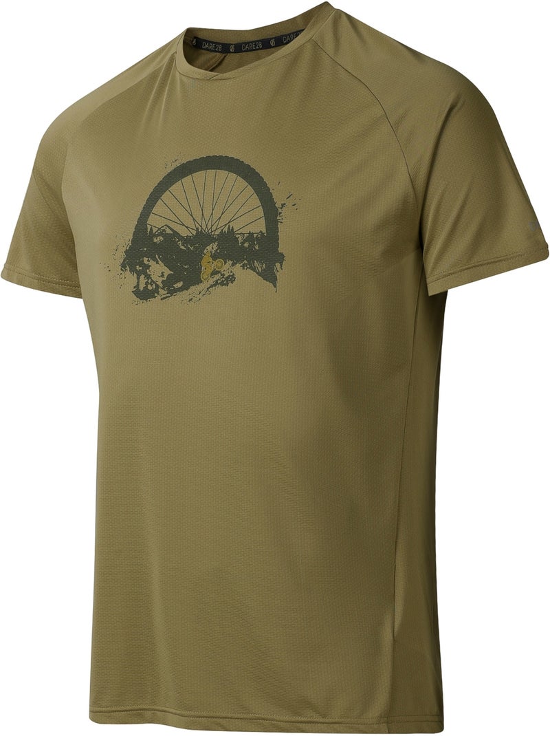 Dare 2B - Camiseta Tech II Diseño Rueda para Hombre Caqui - Kiabi