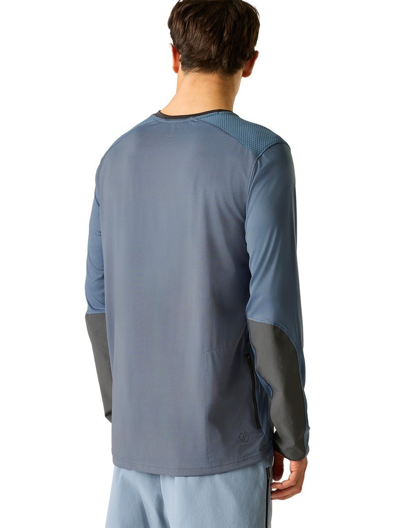 Dare 2B - Camiseta Trackstand Ace de Manga Larga para Hombre Azul grisáceo - Kiabi