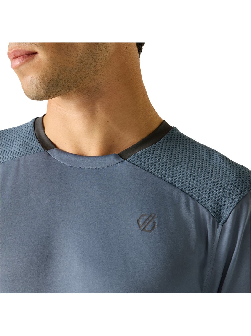 Dare 2B - Camiseta Trackstand Ace de Manga Larga para Hombre Azul grisáceo - Kiabi