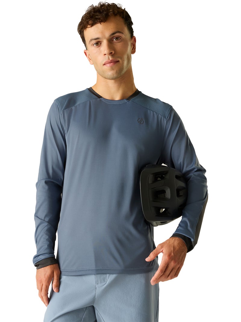 Dare 2B - Camiseta Trackstand Ace de Manga Larga para Hombre Azul grisáceo - Kiabi