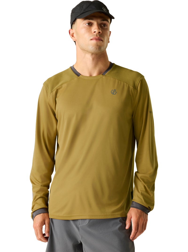 Dare 2B - Camiseta Trackstand Ace de Manga Larga para Hombre Caqui - Kiabi