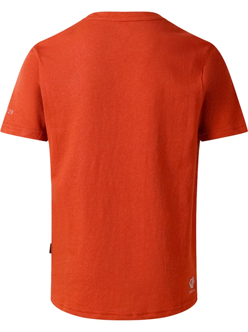 Dare 2B - Camiseta Trailblazer III Diseño Estampado de Naturaleza para Niños/Niñas Naranja - Kiabi