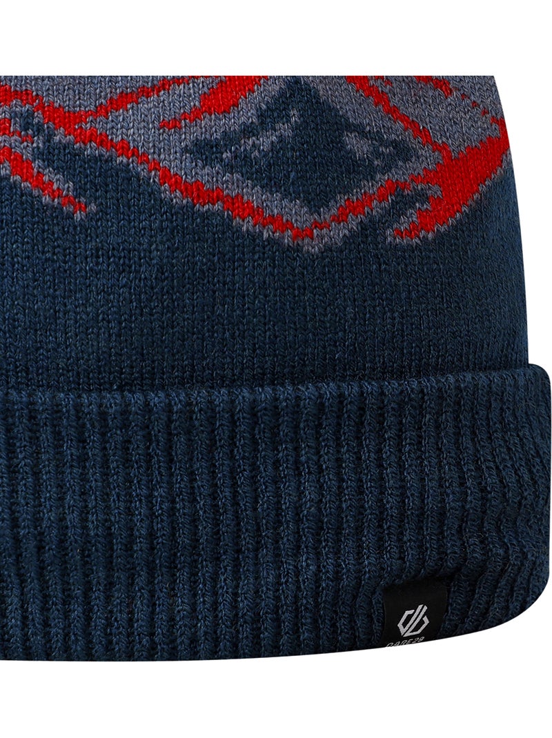 Dare 2B - Gorro Con Pompón Fernie para Niños/Niñas Azul Blanco - Kiabi