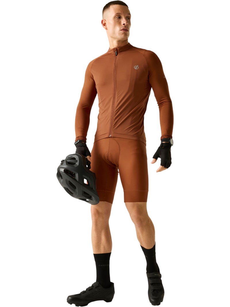 Dare 2B - Jersey de Ciclismo Lightning de Manga Larga para Hombre Naranja coral - Kiabi