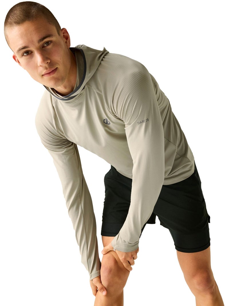Dare 2B - Sudadera Sprint City para Hombre Blanco nacarado - Kiabi