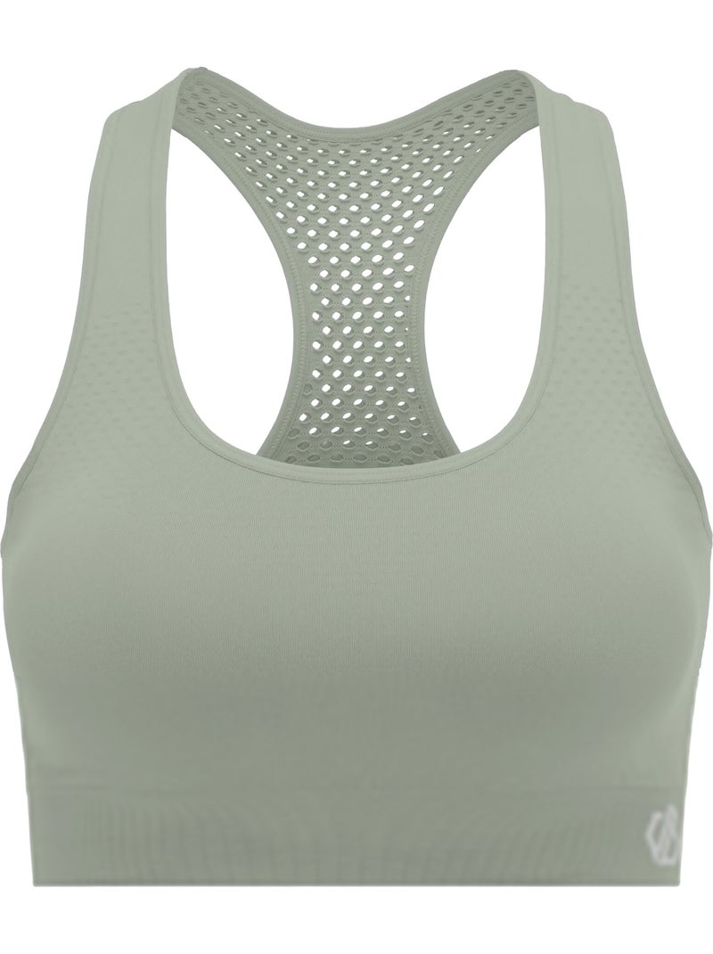 Dare 2B - Sujetador Deportivo Dont Sweat It II para Mujer Verde pastel - Kiabi