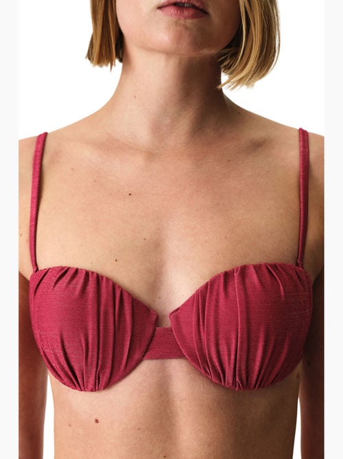 Dayana shell top de bikini brillante penti - Kiabi Dayana shell top de bikini brillante penti - Kiabi