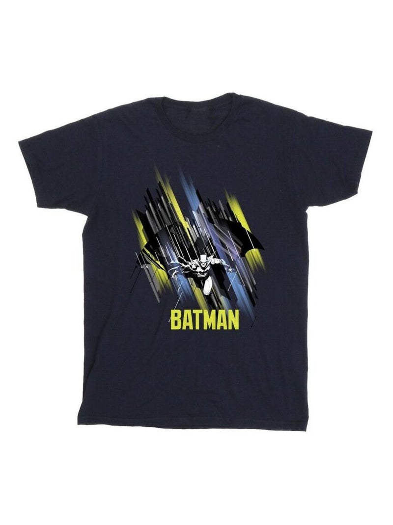 DC Comics - Camiseta de Batman Volador para Hombre Azul marino - Kiabi