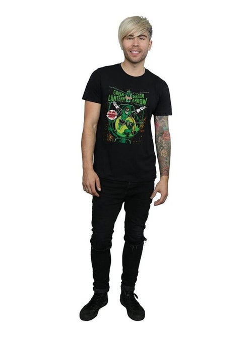DC Comics - Camiseta de Linterna Verde y Flecha Verde Portada de Cómic de Algodón para Hombre - Kiabi