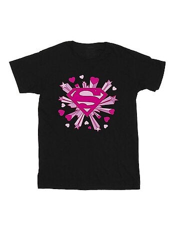 DC Comics - Camiseta de Superman Estrellas y Corazones para Hombre