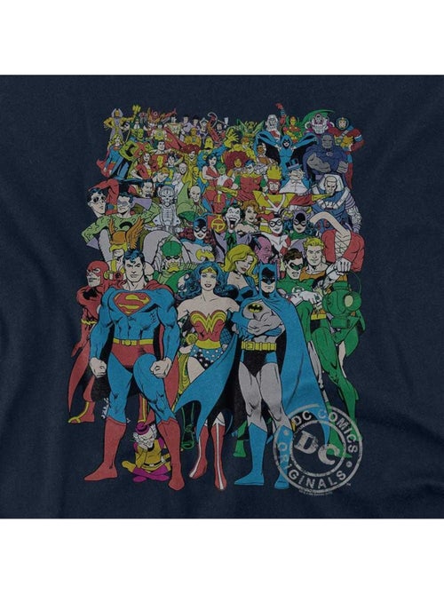 DC Comics - Camiseta Diseño Logotipo para Adultos Unisex - Kiabi