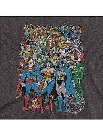 DC Comics - Camiseta Diseño Logotipo para Adultos Unisex