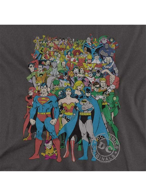 DC Comics - Camiseta Diseño Logotipo para Adultos Unisex - Kiabi
