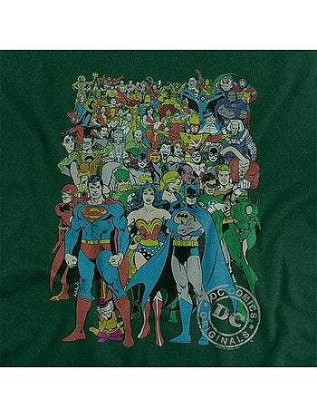 DC Comics - Camiseta Diseño Logotipo para Adultos Unisex