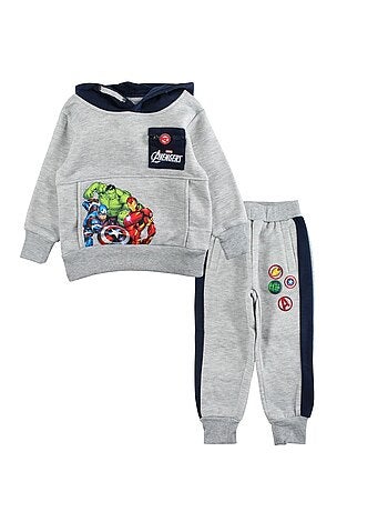 DC Comics - Conjunto sudadera con capucha y pantalón jogging Avengers niño
