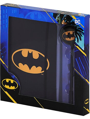 DC Comics Batman Batsignal Caja Regalo con Diario y Bolígrafo Fashion, Negro