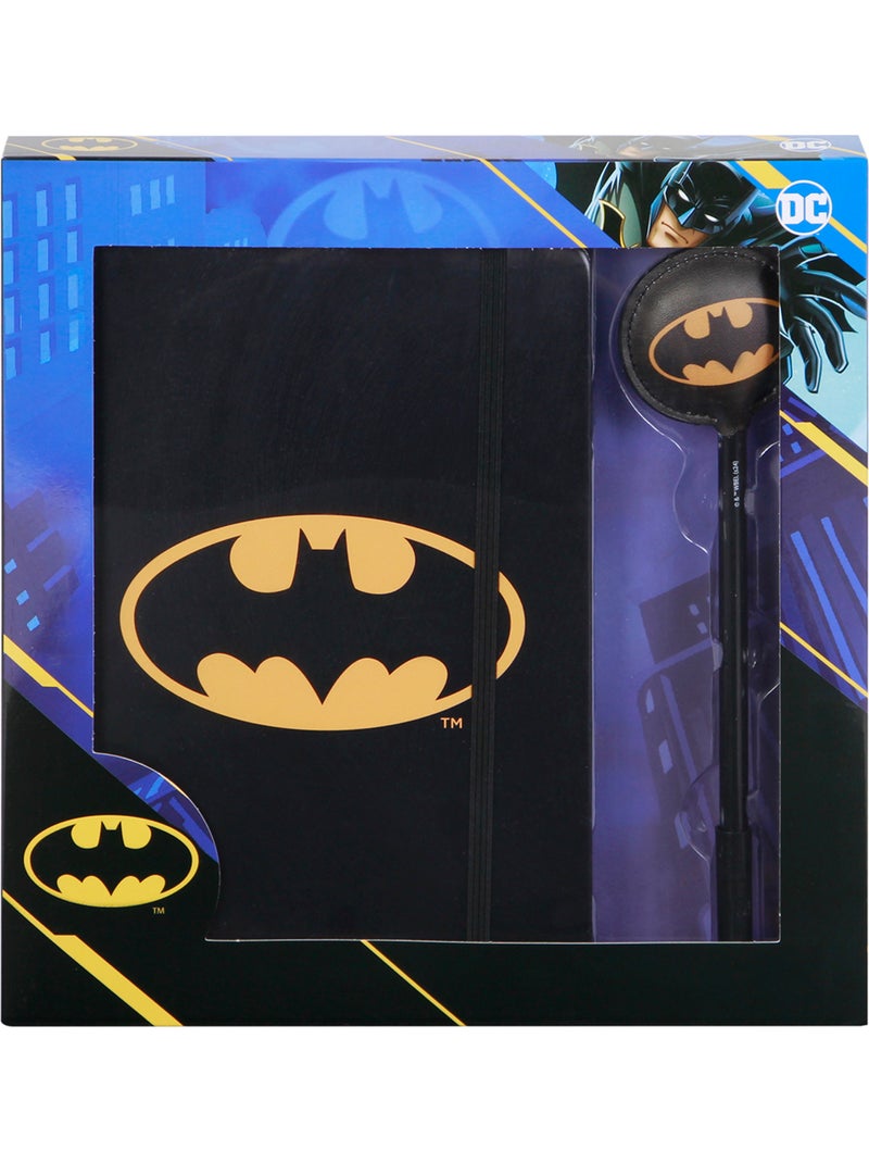 DC Comics Batman Batsignal Caja Regalo con Diario y Bolígrafo Fashion, Negro Negro - Kiabi