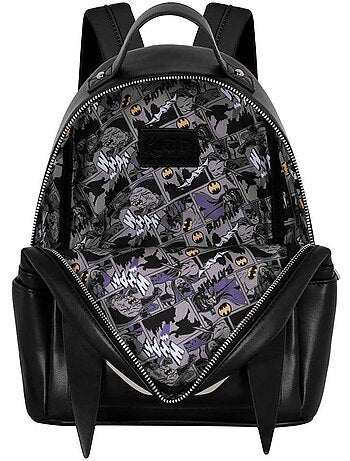 DC Comics Batman Batsignal Mochila Heady, Negro