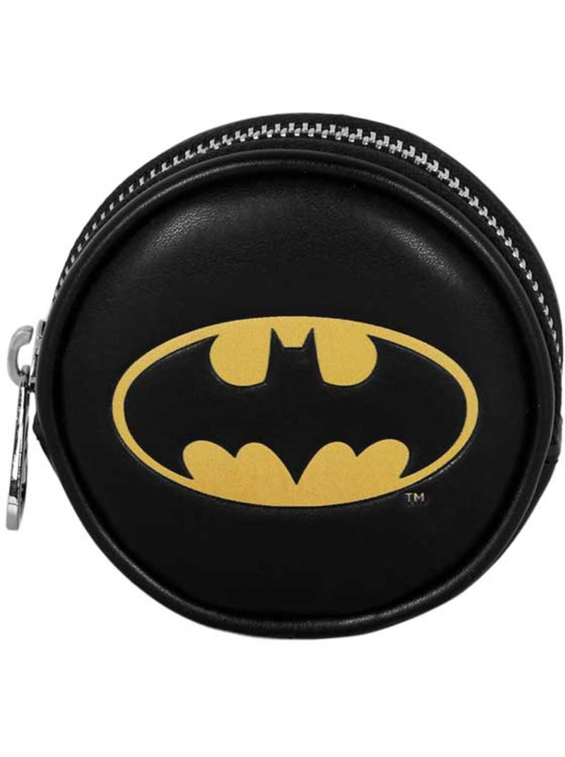DC Comics Batman Batsignal Monedero Cookie, Negro Negro - Kiabi