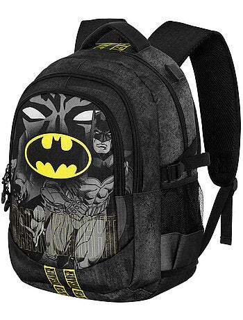 DC Comics Batman Caped Mochila Running PLUS, Negro