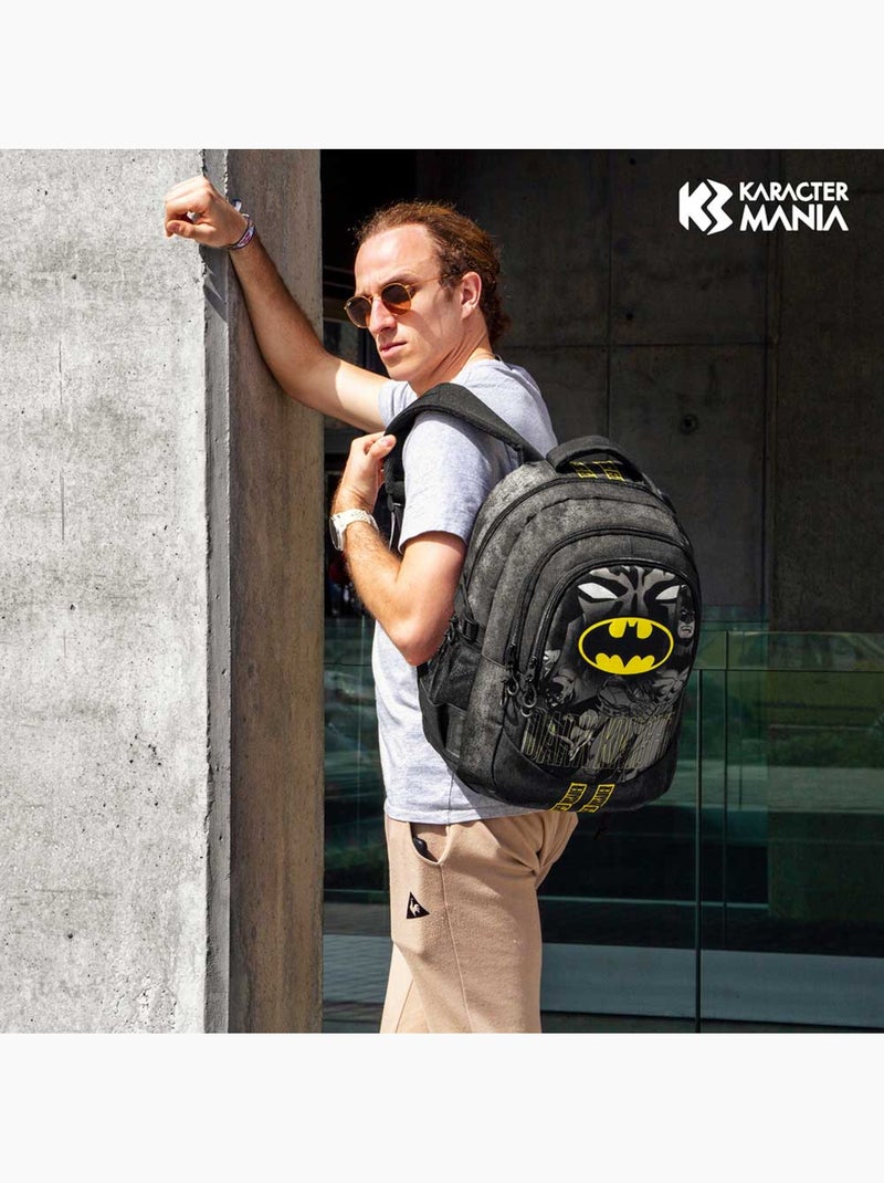 DC Comics Batman Caped Mochila Running PLUS, Negro Negro - Kiabi