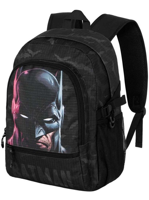 DC Comics Batman Face Mochila Fight FAN 2.2, Negro - Kiabi DC Comics Batman Face Mochila Fight FAN 2.2, Negro - Kiabi
