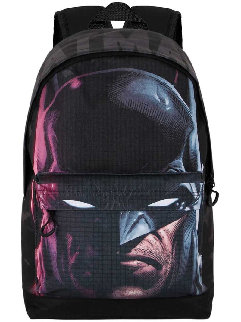 DC Comics Batman Face Mochila HS FAN 2.2, Negro Negro - Kiabi
