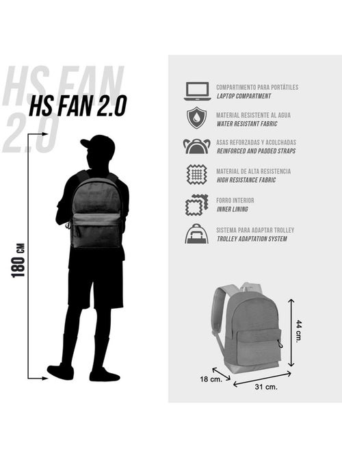 DC Comics Batman Face Mochila HS FAN 2.2, Negro - Kiabi DC Comics Batman Face Mochila HS FAN 2.2, Negro - Kiabi