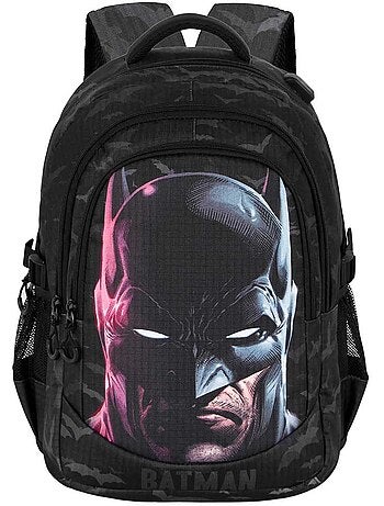 DC Comics Batman Face Mochila Running PLUS, Negro