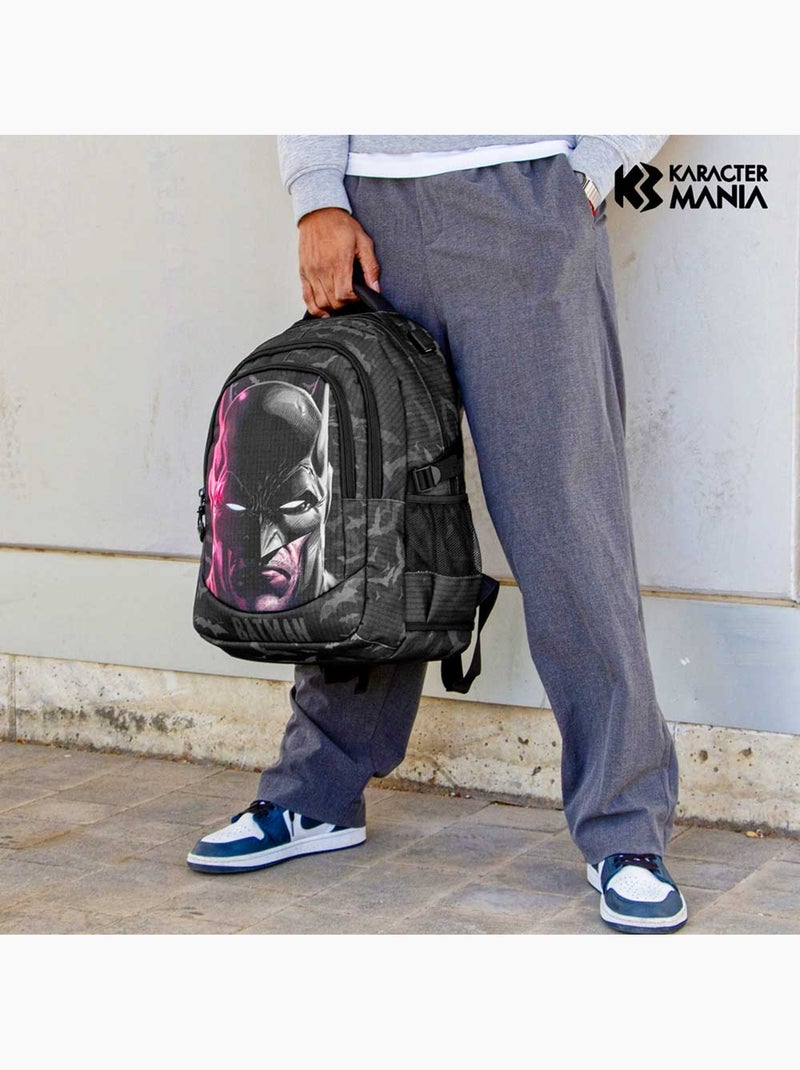 DC Comics Batman Face Mochila Running PLUS, Negro Negro - Kiabi