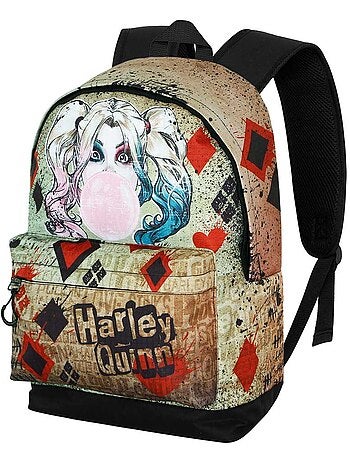 DC Comics Harley Quinn Mad Love Mochila HS FAN 2.2, Beige