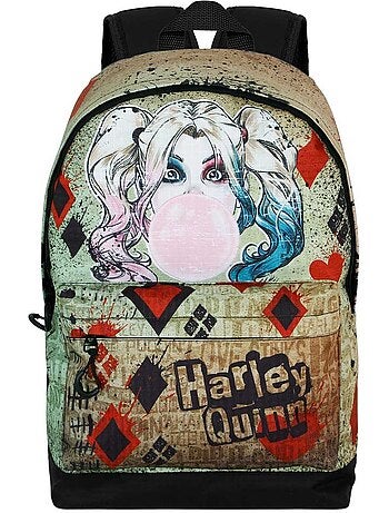 DC Comics Harley Quinn Mad Love Mochila HS FAN 2.2, Beige