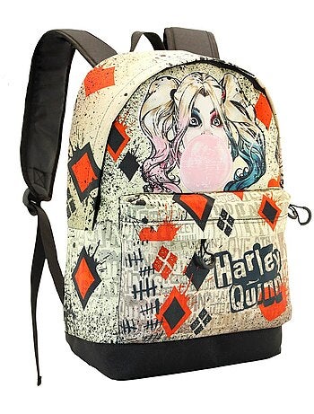 DC Comics Harley Quinn Mad Love Mochila HS FAN 2.2, Beige